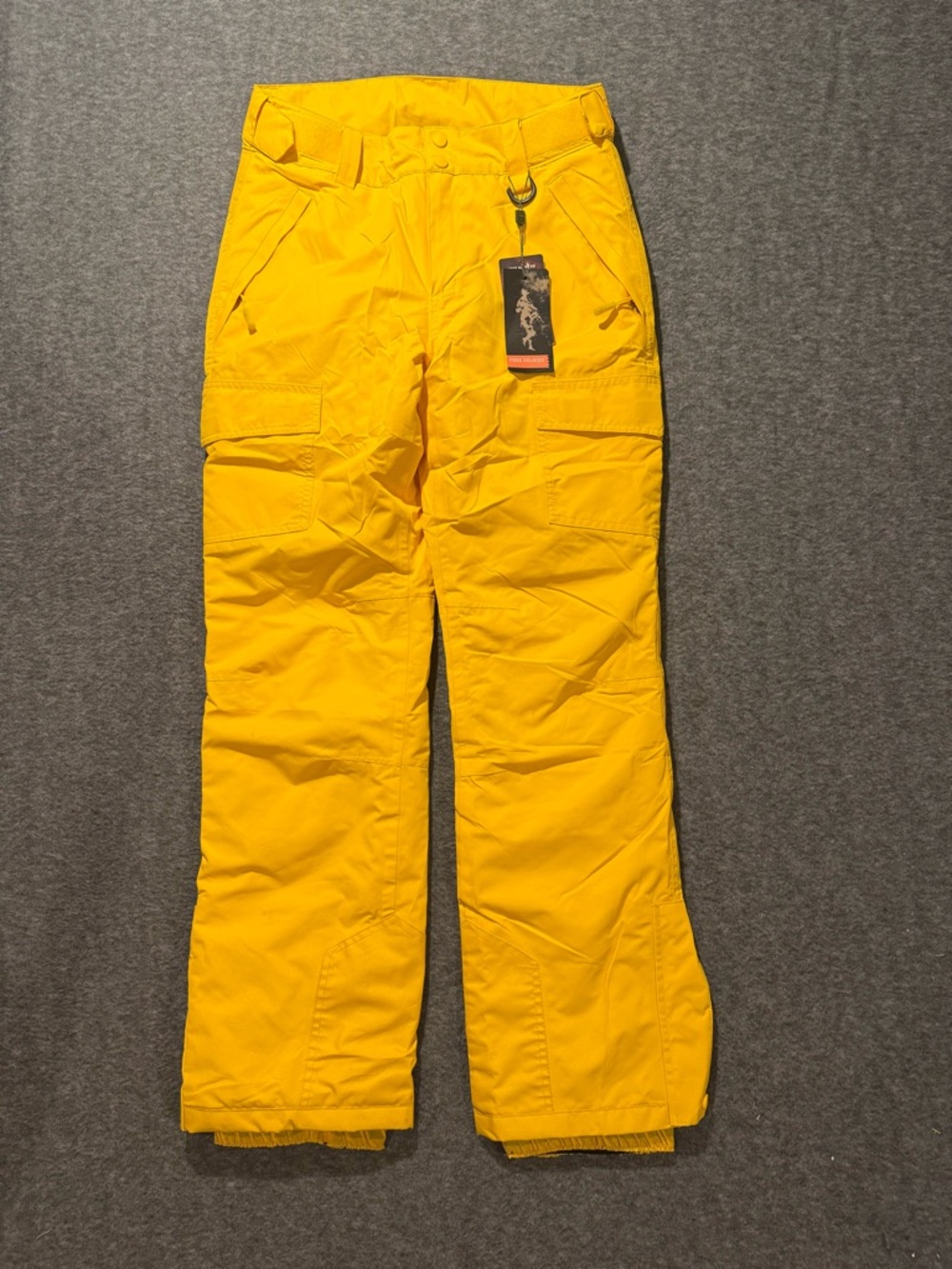 Free Soldier Tactical Ski Snow Pants Womens M (32L) yellow insulated winter NWT